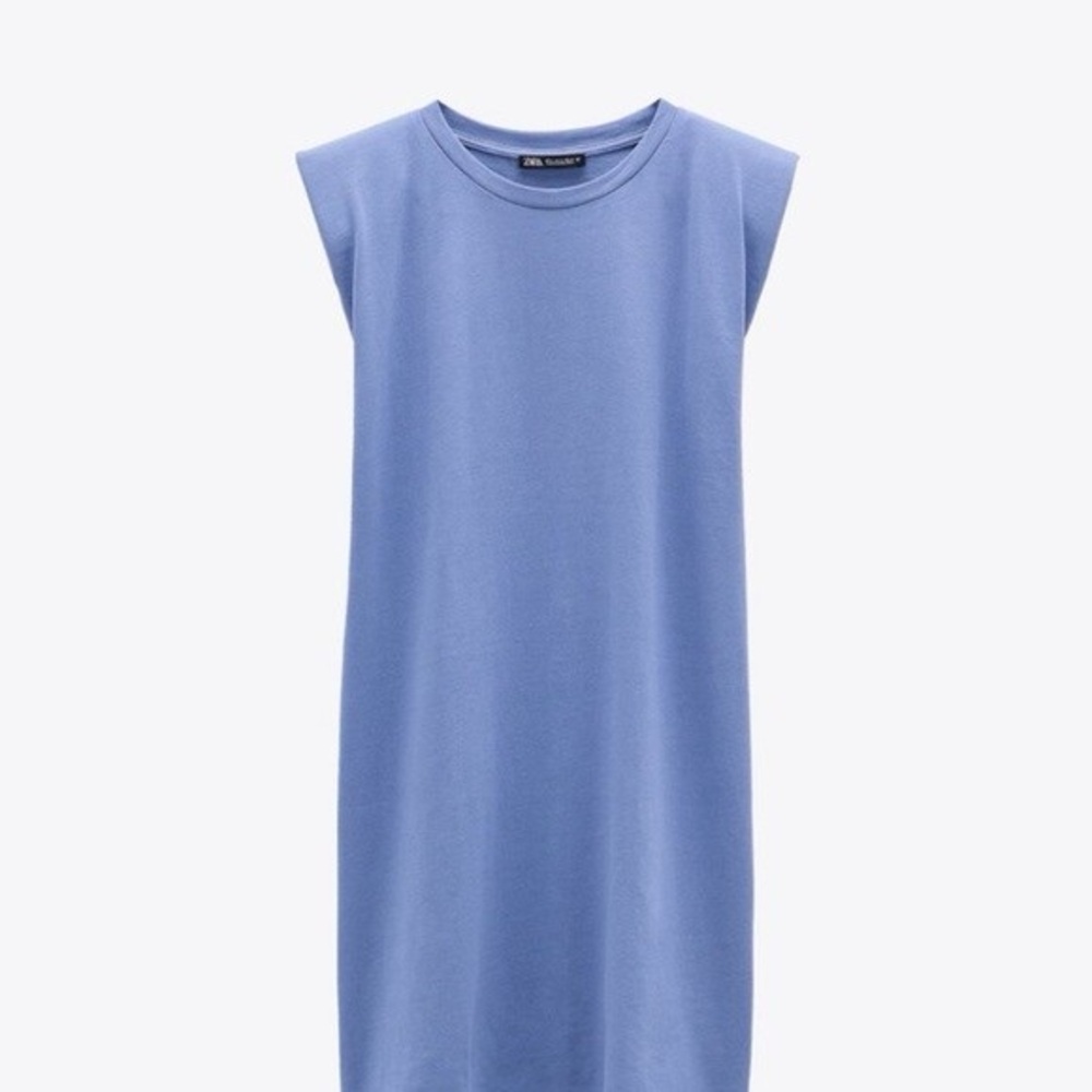NWT Zara Shoulder Pad Dress SMALL
